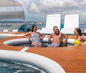 ⁦مسبح يخت بيتش السوبر 6.16 - بتقنية Dropstitch، 616 × 616 سم⁩ - الصورة ⁦2⁩